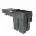 PULSE PROBOX F45 Система сортировки и хранения, 3 емкости 69л (2x16+1x37), креп. фасада, полн.выдв., плавн.закр., крышка-полка, графит (MBN453-69DGMID)