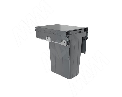 PULSE PROBOX LT F40 Система сортировки и хранения, 1 емкость (1x35), креп. фасада, полн.выдв., плавн.закр.,  графит (BRD401-35DG)