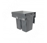 PULSE PROBOX LT F45 Система сортировки и хранения, 2 емкости (2x21), креп. фасада, полн.выдв., плавн.закр., графит (BRD452-42DG)