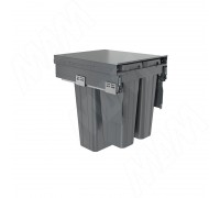PULSE PROBOX LT F45 Система сортировки и хранения, 3 емкости (2x9+1x27), креп. фасада, полн.выдв., плавн.закр., цвет графит (BRD453-45HDG)
