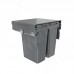 PULSE PROBOX LT F60 Система сортировки и хранения, 2 емкости (2x35), креп. фасада, полн.выдв., плавн.закр., цвет графит (BRD602-70HDG)
