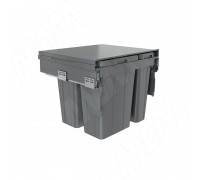 PULSE PROBOX LT F60 Система сортировки и хранения, 4 емкости (2x9+2x21), креп. фасада, полн.выдв., плавн.закр., цвет графит (BRD604-60HDG)
