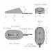PULSE АУРА Светильник овальный с выключателем на взмах, диммируемый, 12V, 2,5W, черный, AURA (AU12-MS-BL-NW3)