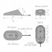 PULSE АУРА Светильник овальный, 12V, 2,5W, серебро, AURA (AU12-NO-MCR-NW3)