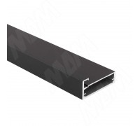 PULSE PRIME Профиль рамочный широкий, 50х20х8, черный (анод), L-3000 (FP00297BL-S3)