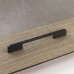 PULSE Профиль-ручка 160мм (L=220мм) черный матовый (краска RAL9005) (PH.RU42.220.BL)