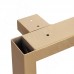 PULSE ТОЛЕДО Опора для стола П-образная, 60х30, 595xH820+15 мм, золото матовое (TL60X30/595X820GL)