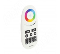 PULSE СМАРТ,  Пульт дистанционного управления контроллером для RGB, RGBW, RGBCCT ленты, сенсорный, 4 зоны, 2.4 ГГц, SMART (RE-RGBW-R-4Z-WH)