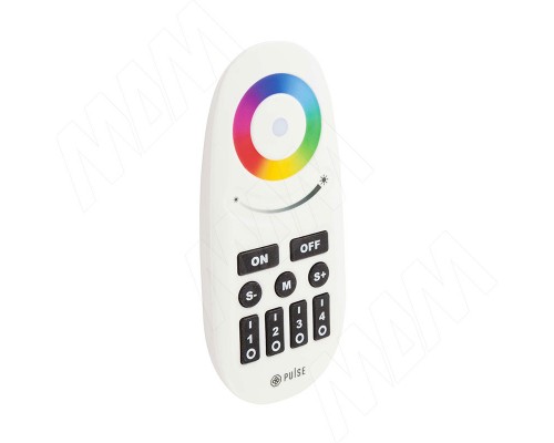PULSE СМАРТ,  Пульт дистанционного управления контроллером для RGB, RGBW, RGBCCT ленты, сенсорный, 4 зоны, 2.4 ГГц, SMART (RE-RGBW-R-4Z-WH)