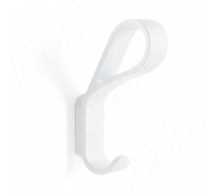 PULSE БЕЛТ Крючок двухрожковый белый матовый, BELT (HK.43.WTM)