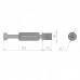 PULSE Шток M6 34х7,8 с пластиковым элементом для эксцентриковой стяжки D15, 500 штук (SPB-34X7.8.M6.500)