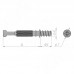 PULSE Шток евровинт 34х10,5 для эксцентриковой стяжки D15, 500 штук (SB-34X10.5.E.500)
