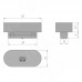 PULSE ТРЭК Разъем USB Type-C, модуль, 24 В, 10 Вт, антрацит, TRACK (TK24-INT-USBC-AN)