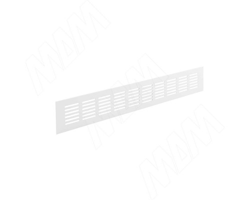 PULSE Вентиляционная решетка универсальная, 400x60 мм, тип1, алюминий, белый (VGA201060400WHE1)
