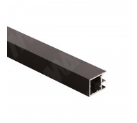 PULSE ФЛЭТ Профиль рамочный узкий, 26х22, черный (анод), L-3000 (FP00314BL-S3)