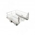 PULSE БАРРА Корзина одноуровневая 4S 450мм, крепление к фасаду, полное выдвижение, плавное закрывание, хром, BARRA (PBB4.B111.45SF.CH)