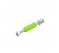 PULSE Шток M6 34х7,8 с пластиковым элементом для эксцентриковой стяжки D15, 100 штук (SPB-34X7.8.M6.100)