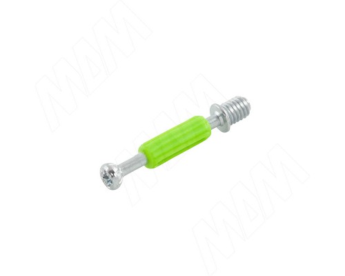 PULSE Шток M6 34х7,8 с пластиковым элементом для эксцентриковой стяжки D15, 100 штук (SPB-34X7.8.M6.100)