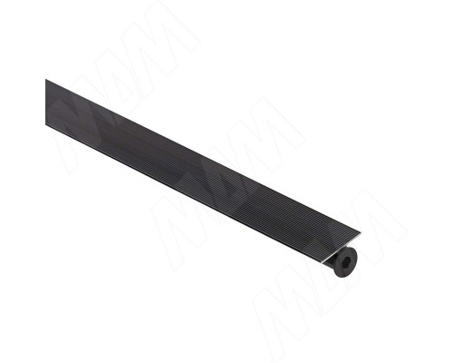 PULSE ЛАЙН Корректор врезной 25  мм, L-2800, черный (STWF02528BL)