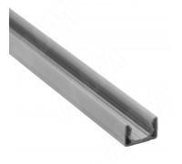 Zapet Направляющая накладная, серебро/металлик, L-2600 (0684)