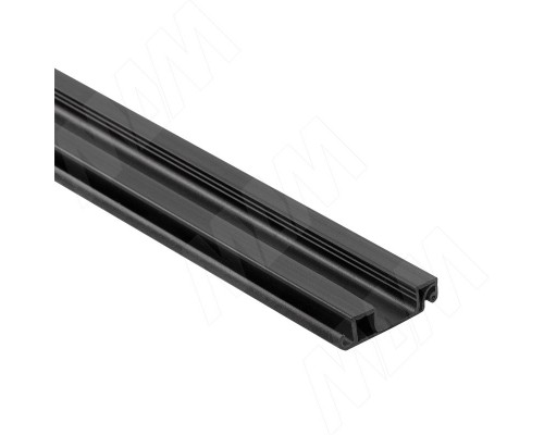Zapet 3663 ручка-прорезь, черный, L-2600 (4180.323)