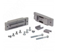 Eureka SLIM коннектор для креплений VIBO, компл. на 1 полку, серебро (SL7066)