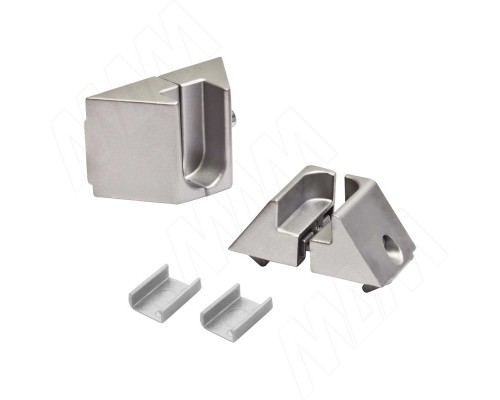 Eureka SLIM держатель для штанги, компл. из двух держателей, серебро (SL3529)