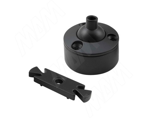 Eureka SLIM крепление к потолку с изменением угла, черный (SL3530BL)