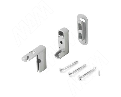 Eureka SLIM угловое соединение с креплением к стене/потолку, серебро (SL3524N)