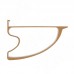 Eureka ИБИС Менсолодержатель для деревянных полок, золото матовое, IBIS (IBS.1054A.9708)