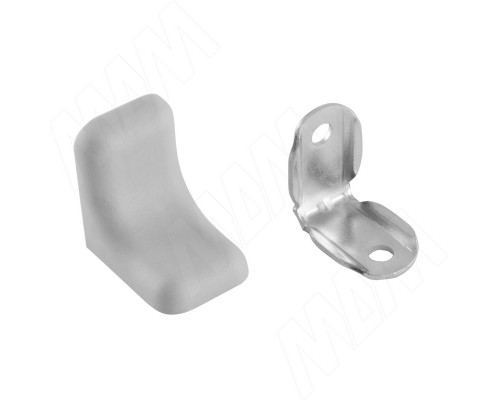 Laguna WINK Уголок мебельный с пластиковой накладкой 26х26х20 мм, серый (SPC26X26X20GR)