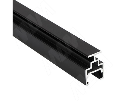 Cinetto PS19 Поперечн. профиль видим., черный (анод), L-6000 (PR197903005PR)