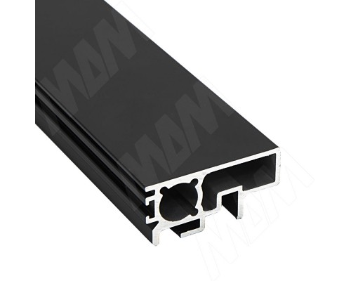 Cinetto PS19 Вертик. профиль-ручка станд., черный (анод), L-3000 (PR193903008PR-S)