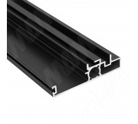 Cinetto PS19 Вертик. профиль-ручка широк., черный (анод), L-3000 (PR193903009PR-S)