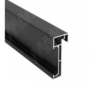 Cinetto PS19 Горизонт. профиль верх/низ, черный (анод), L-3000 (PR193903020PR-S)