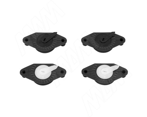 Cinetto PS03 комплект для одной двери с регулируемыми роликами (PS03SETW)