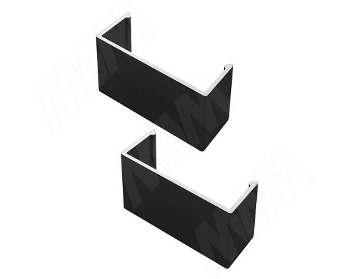Cinetto PS65 Декоративная заглушка для двери, черный, комплект 2 шт. (PS65KO79030001)