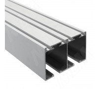 Cinetto PS65 Направляющая двойная верхняя, серебро, L-2000 (PR657003042A-S2)