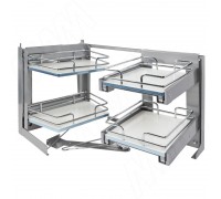 Vibo GALAXY Волшебный уголок правый, выдв. корзины и фасад с плавным закрыванием (SMACE45DXFMOMBASC)