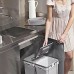 Vibo PARTNER Система для утилизации мусора (2 ведра по 15 литров), направляющие Hettich плавного закрывания (PETHM402M)