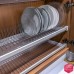 Vibo ROUND Посудосушитель для чашек с рифленой рамкой (сушилка для посуды), 700 мм, хром (CM70PCP)
