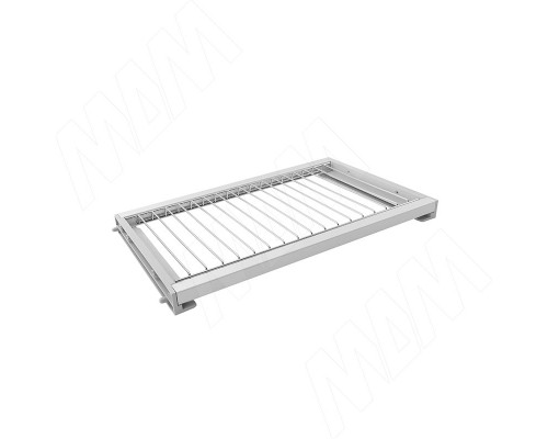 Vibo ROUND Посудосушитель для чашек с гладкой рамкой (сушилка для посуды), 500 мм, хром (SV50P16CP)