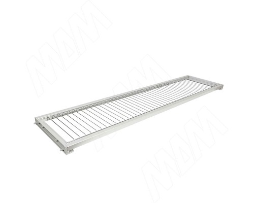 Vibo ROUND Посудосушитель для чашек с гладкой рамкой (сушилка для посуды), 1200 мм, хром (SV120PF16CP)