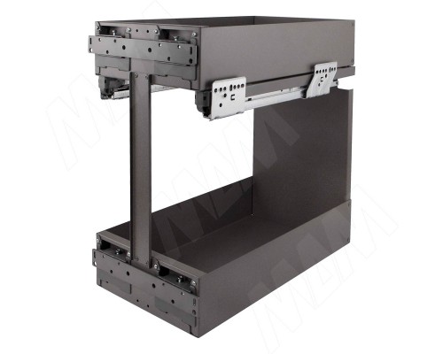 Vibo LAMINA Двухуровневая корзина, 300 мм, с боковым крепл., направл. Nova Pro (EGTGM30B2LGM)