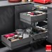 Vibo LAMINA Угловой механизм FLYBOX, 2 уровня, 4ре корзины, плавн.закр, универсальный, графит, комплект (FLYB45LGMNP)