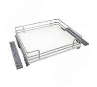 Vibo GALAXY Корзина 600 мм, эллипт. прут, противоск., с боковым креплением, креп. фасадов, направляющие Nova Pro (CCTGMSL260OMBASPGSI)
