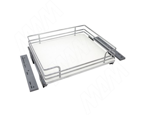 Vibo GALAXY Корзина 600 мм, эллипт. прут, противоск., с боковым креплением, креп. фасадов, направляющие Nova Pro (CCTGMSL260OMBASPGSI)