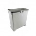 Vibo SINGLE XL Ведро с ручками, пластик, объем 33л, H=460мм, цвет серый (XL33G)