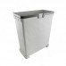 Vibo SINGLE XL Ведро с ручками, пластик, объем 36л, H=510мм, цвет серый (XL36G)