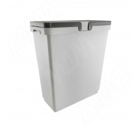 Vibo SINGLE XL Ведро с ручками, пластик, объем 36л, H=510мм, цвет серый (XL36G)
